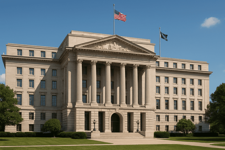 federal_overreach_and_the_expa A government building symbolizing federal authority