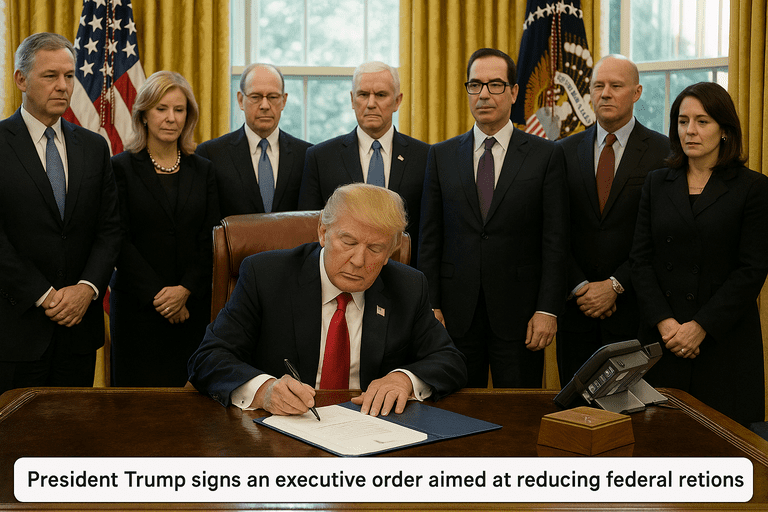 President Trump signing executive order