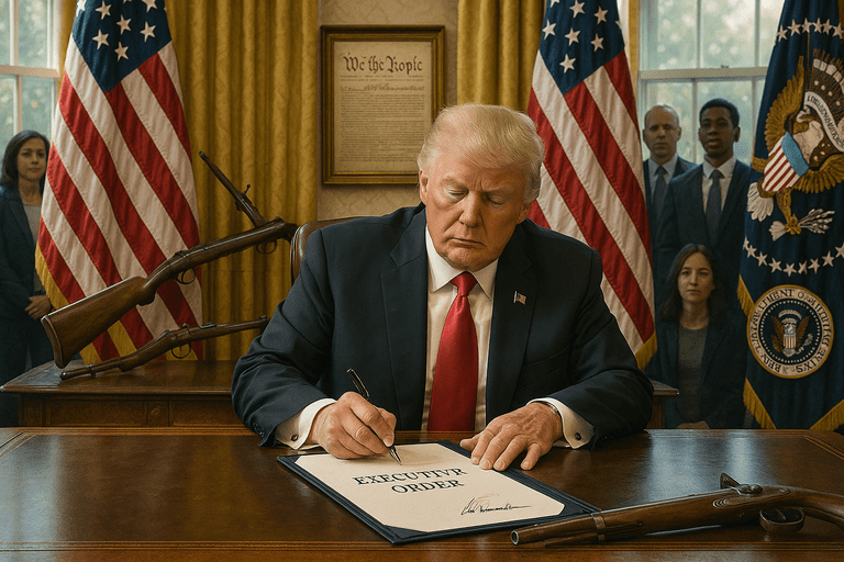 President Trump signing executive order