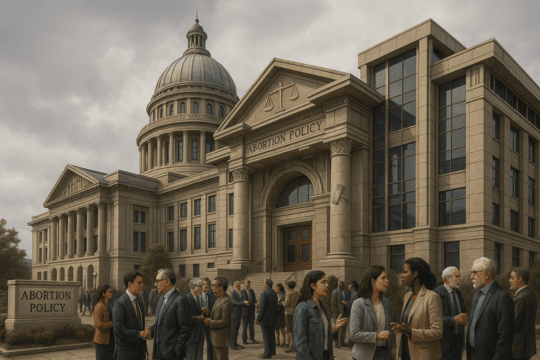 state_level_abortion_policies_ State legislative building