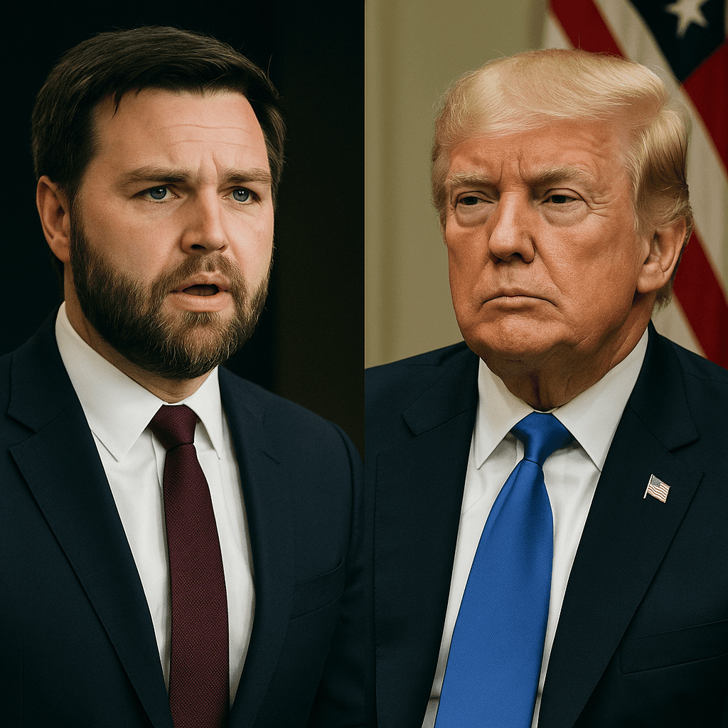 JD Vance and Donald Trump