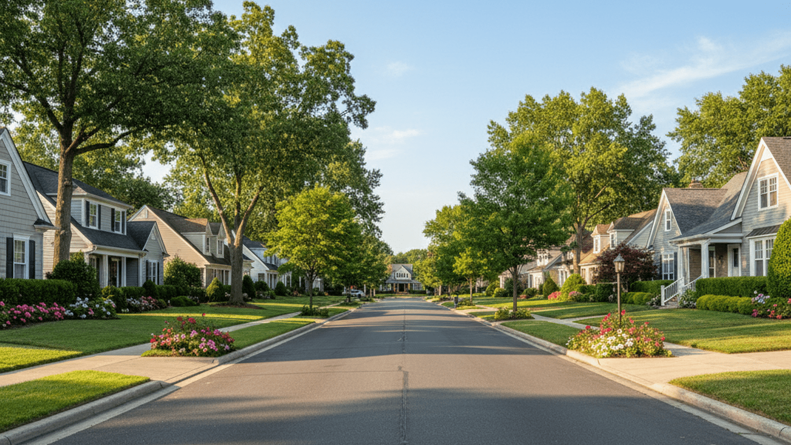 A suburban house with a sold sign on the front lawn representing secure property ownership.
