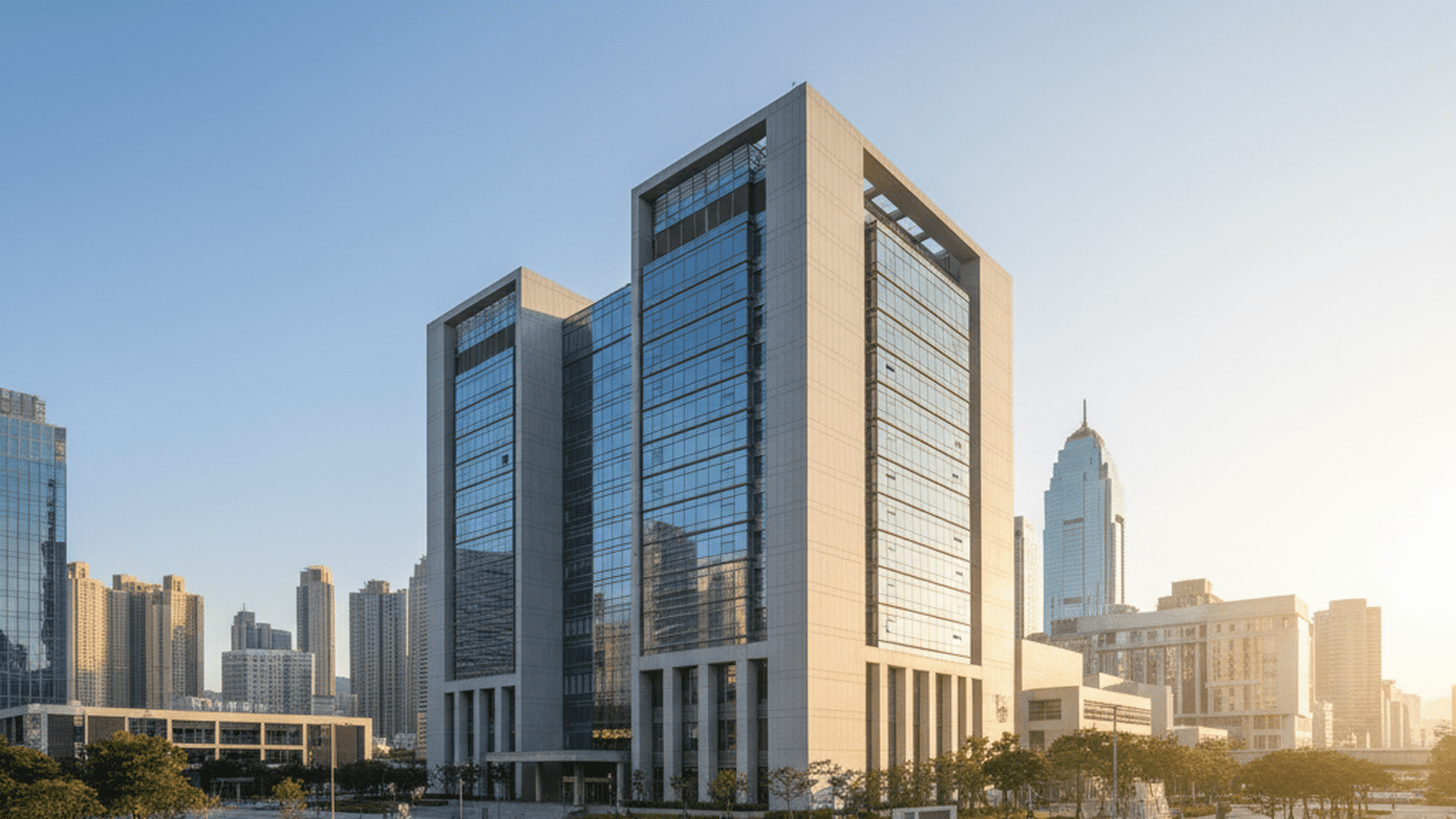 0607399ed787efe2b7e3b38587e3225dc651baebe4ff1e9219213ef72d406e96 The West Kowloon Law Courts Building stands as a symbol of the rule of law in Hong Kong.