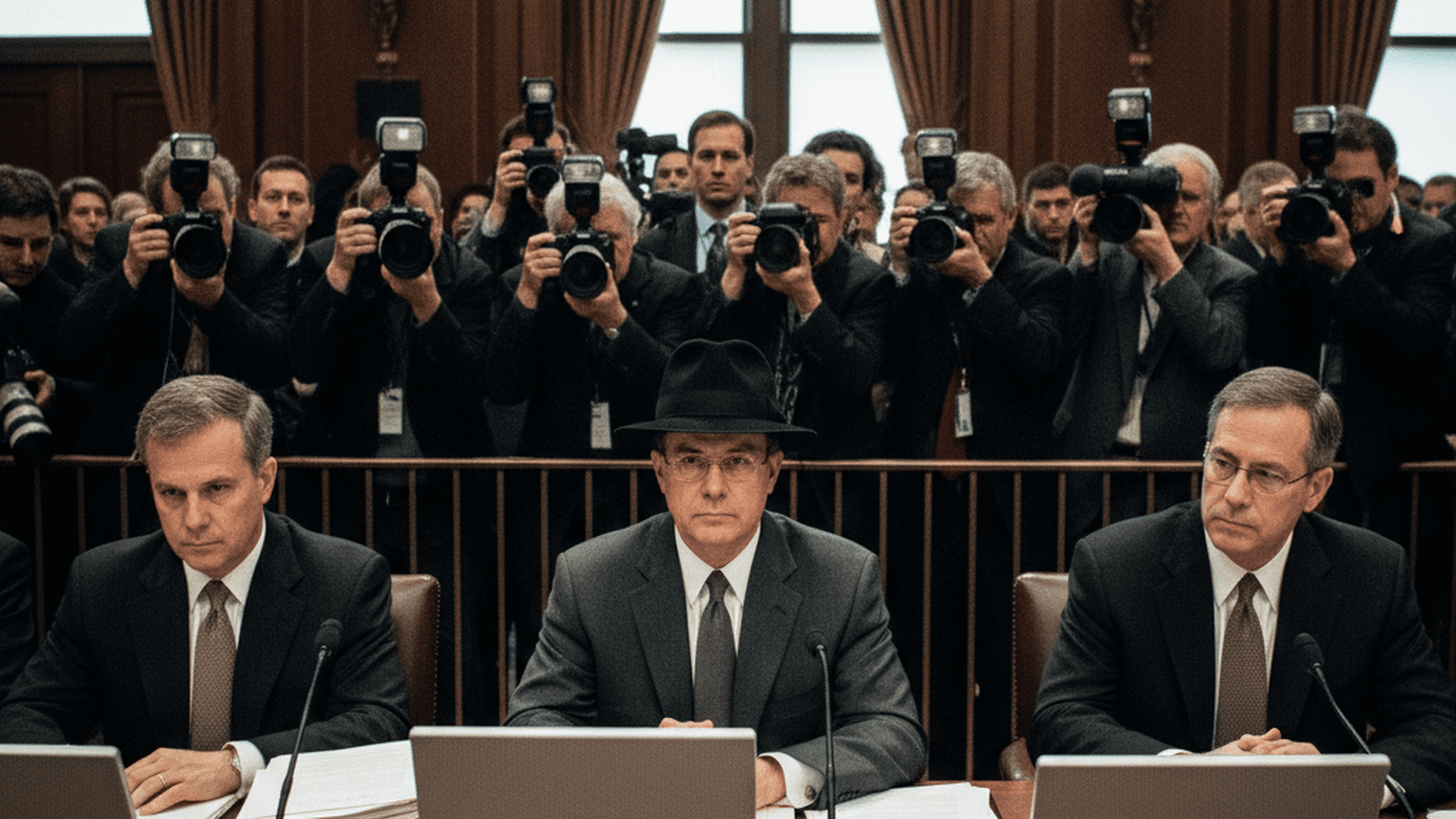 Jack Abramoff sits at a witness table during a congressional hearing in 2006.