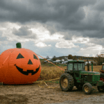 Cary Farm Secures Runaway Great Pumpkin After Windy Flight